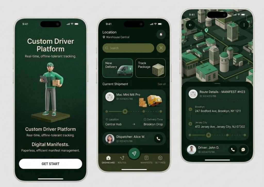 Custom mobile app